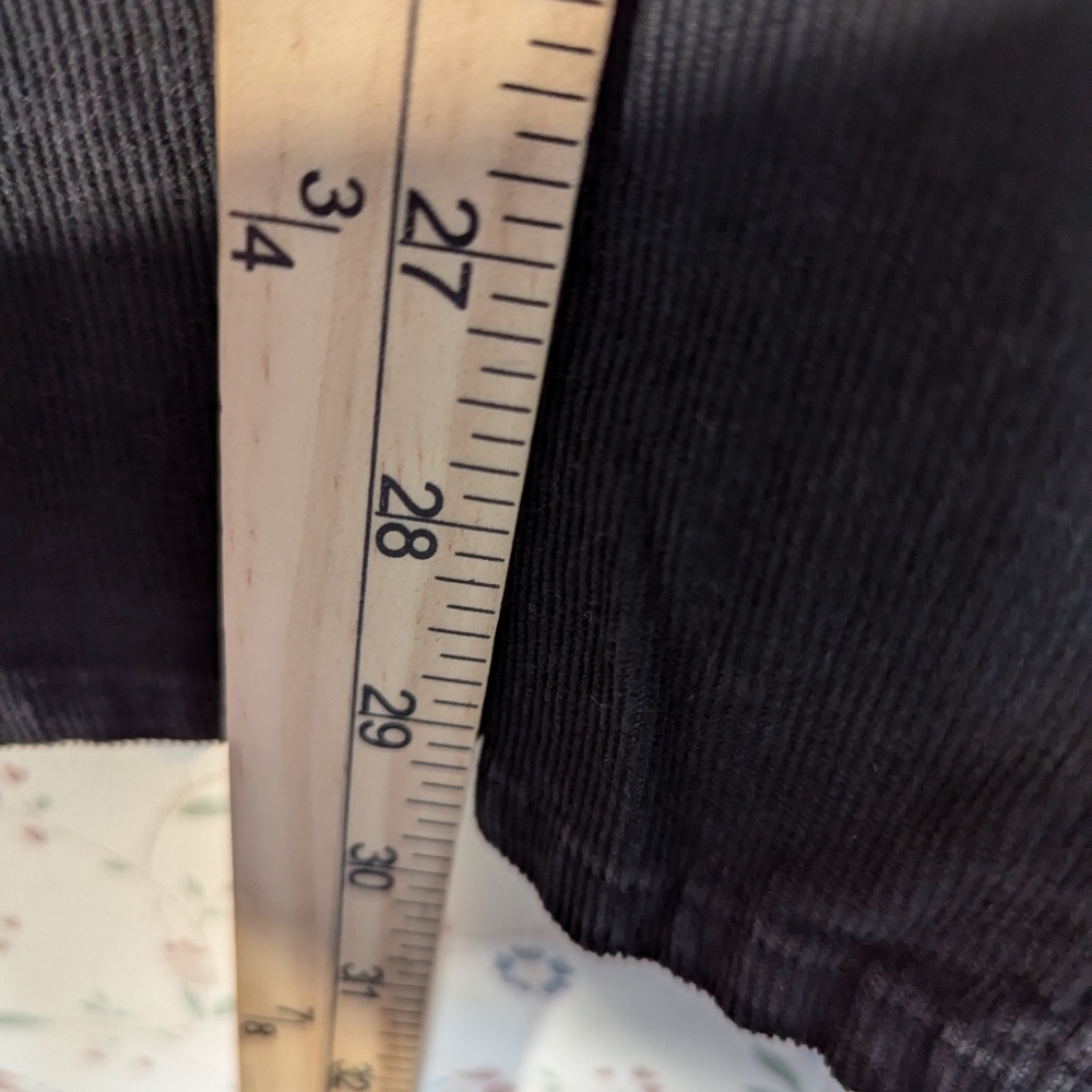 Eddie Bauer Corduroys 8S Fit Leg Curvy boot cut specially dyed stretch Cotton - Picture 6 of 15